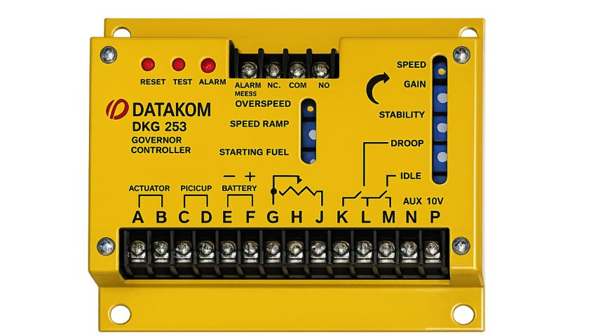 Datakom dkg 253 governor kartı